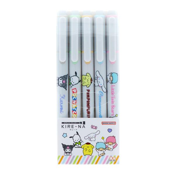 サンスター文具 サンリオキャラクターズ キレーナ 5色セット ペール