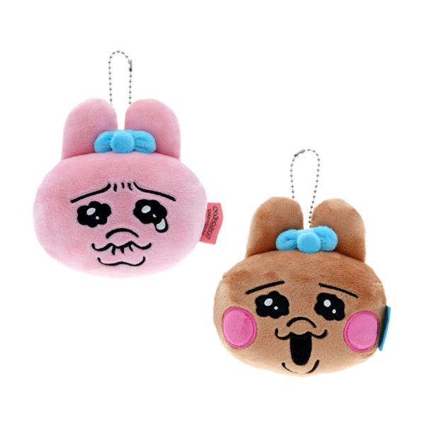 裏面がミラーになったぬいぐるみキーホルダーです。お出かけ時の身だしなみチェックに便利♪ボールチェーン付きでカバンやポーチにも付けれる◎【柄】・おかお（4901770976723）・ひやけ（4901770976761）【仕様】本体サイズ：約W...