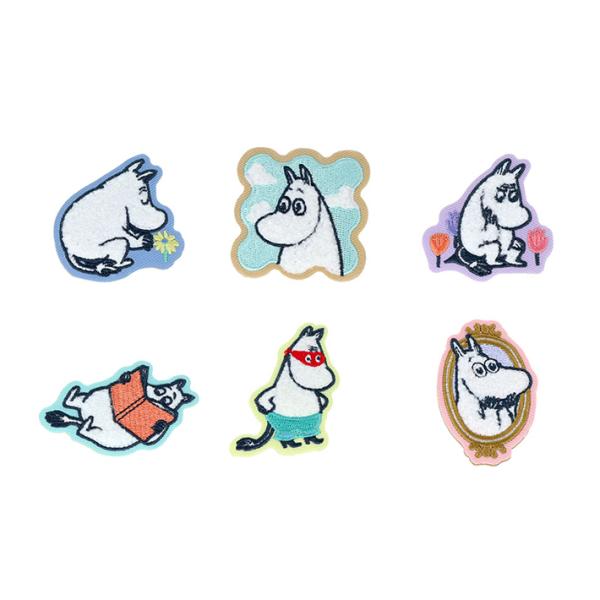 MOOMIN（ムーミン） サガラ刺繍ピンバッジ ムーミン柄 1BOX 6個入り