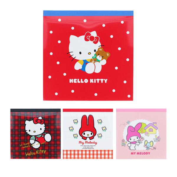 サンスター文具 サンリオキャラクターズ スクエアメモ 4柄 [M便 1/4