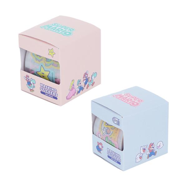 サンスター文具 スーパーマリオ ボックス入りマスキングシール [M便 1