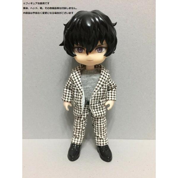 ドールズフィギュア A1-F オビツ11 ・1/12フィギュア用衣装 メンズスーツコスチュームセット (DOLLSFIGURE A1-F）