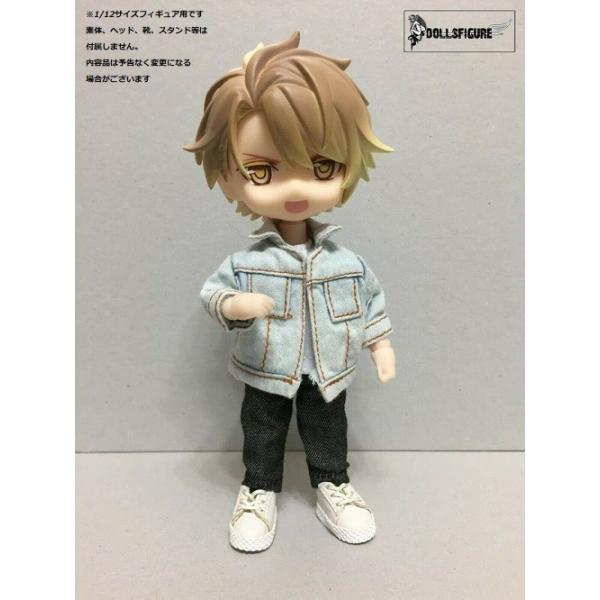 ドールズフィギュア A50-B オビツ11 ・1/12フィギュア用衣装 デニムジャケット&ジーンズセット (DOLLSFIGURE A50-B）