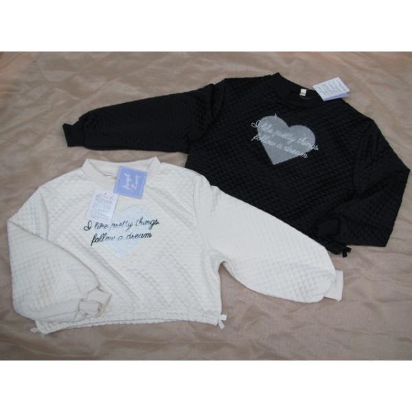 キルト生地のショート丈トレーナー140cm 150cm 160cm子供服　長袖 　トレーナー  ショート丈　女の子　女子　ガール　ジュニア  140 150 160かっこいいショート丈。柔らかいキルト生地人気商品。※お買い得商品サイズ　　　...