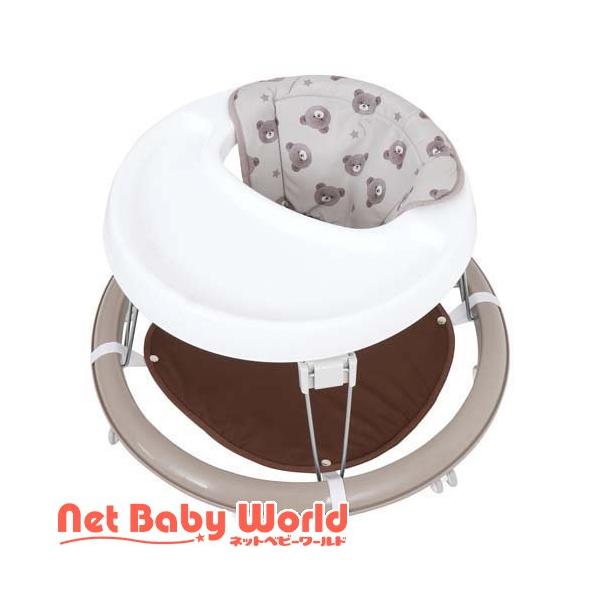 ベビーシンプルウォーカー くま ストップマット付き/歩行器/ブランド：永和(EIWA)/( ベビー歩行器 ストップマット付き 折りたたみ機能 )/【発売元、製造元、輸入元又は販売元】永和/【ベビーシンプルウォーカー くま ストップマット付き...
