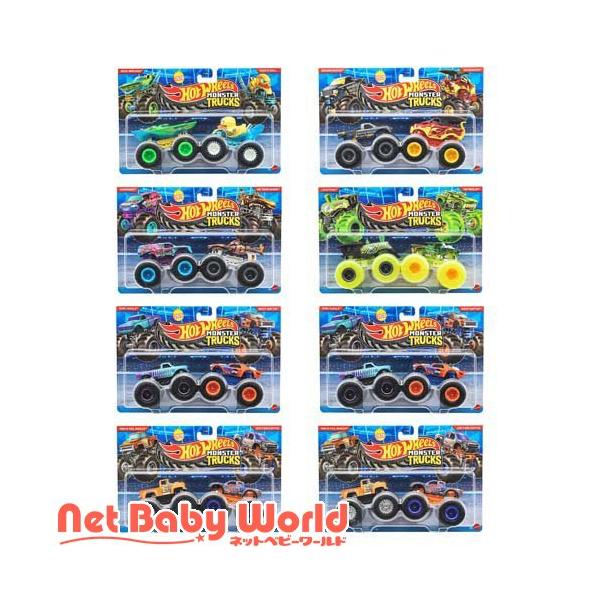 ホットウィール モンスタートラック1：64 2パックAst ミニカー BOX販売