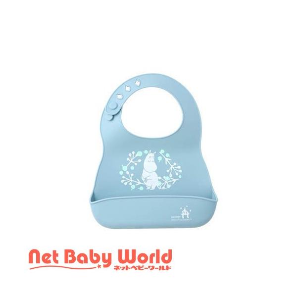 他サイト： ムーミンベビー シリコーンビブ ムーミン ライトブルー BBMB0051021 ( 1個 )/ MOOMIN BABY（ムーミンベビー）の商品画像