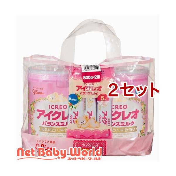 アイクレオ バランスミルク ( 800g*2缶入*2セット )/ アイクレオ