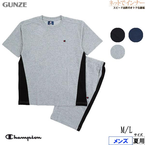 Champion（チャンピオン） グンゼ パジャマ メンズ半袖半パンツ