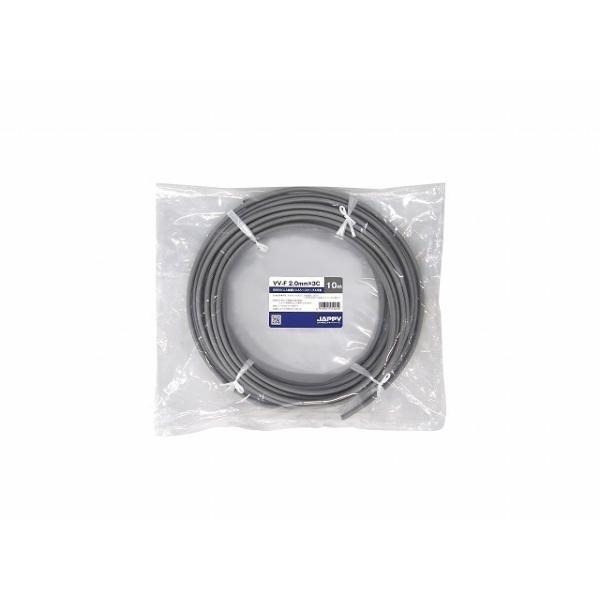 JAPPY VVF2.0-3C �~�j��� 30m 600V�r�j���≏�r�j���V�[�X�P�[�u�����^ 3�S 2.0mm