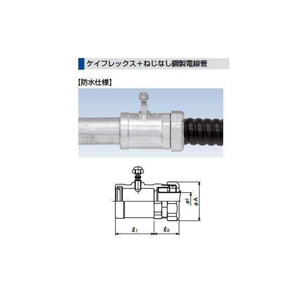 三桂製作所 K2KI22 コンビネーションカップリング 鋼製電線管