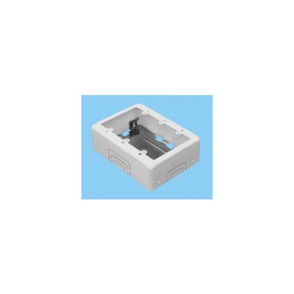 外山電気 M373 3個用スイッチボックス(ワンタッチ) C型深型 外山電気 M373 3個用スイッチボックス(ワンタッチ) C型深型