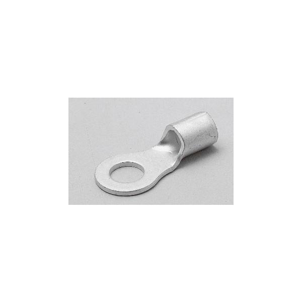 ニチフ R14-6S 銅線用裸圧着端子(R形)丸形 穴径6.4mm : ネットde電材