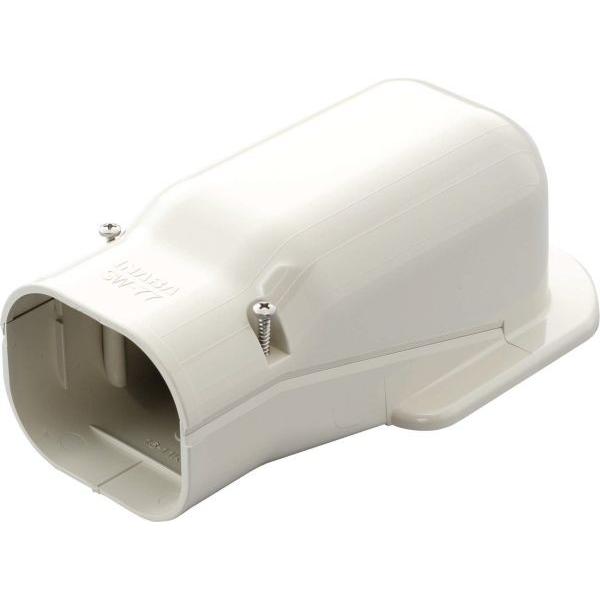 因幡電工 SW-66-I エアコン用配管化粧カバー 壁面取出し用 因幡電工 SW-66-I エアコン用配管化粧カバー 壁面取出し用