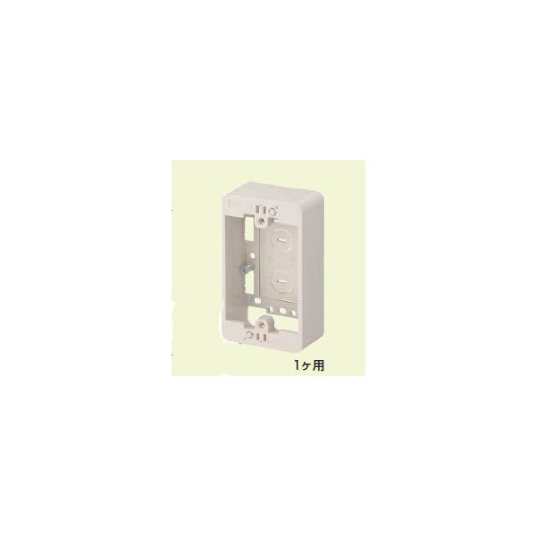 未来工業 MSB-F1 モール用スイッチボックス(Fタイプ) 1ヶ用 未来工業 MSB-F1 モール用スイッチボックス(Fタイプ) 1ヶ用