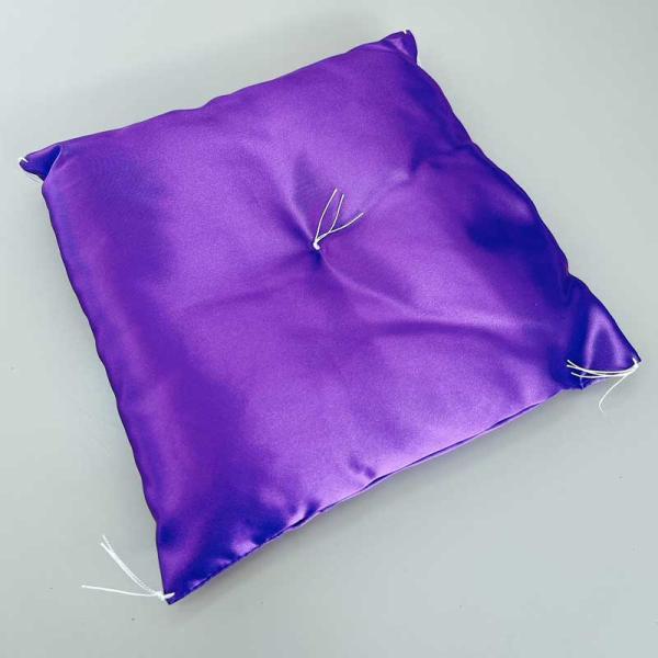 ひょうたん用座布団紫20cm　ひょうたんや小物などの置物向け