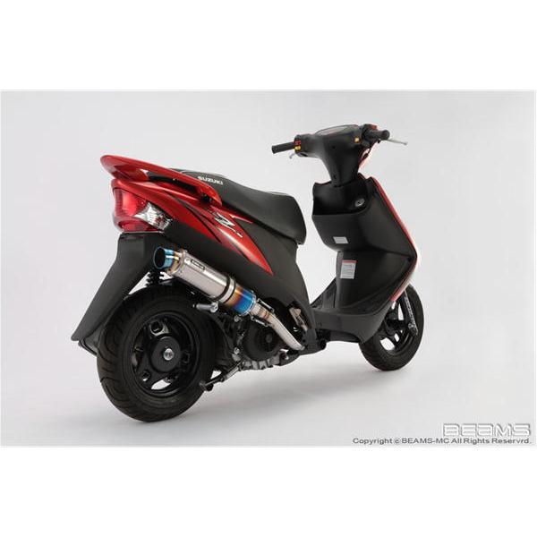 アドレスv125s BEAMS R-EVO チタンサイレンサー
