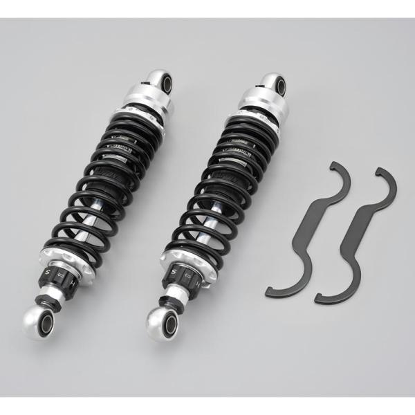 デイトナ アジャスタブルリアショック ブラック SR400/500用 DAYTONA（デイトナ） アジャスタブルリアショック クリアーボディ