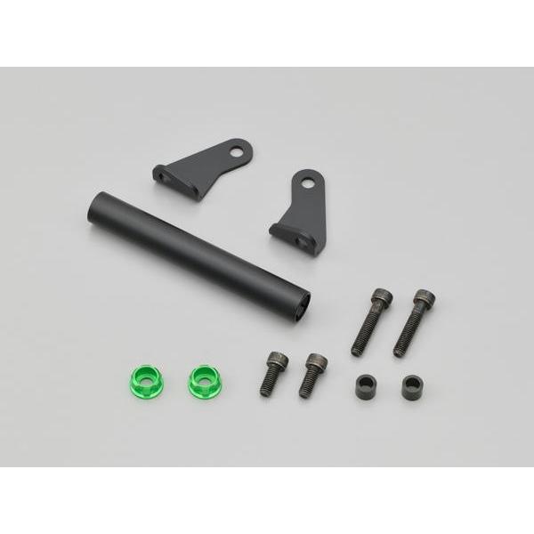 他サイト： デイトナ DAYTONA 車種別 マルチバーホルダー ブラック/ライムグリーン Ninja250 '13〜'17の商品画像