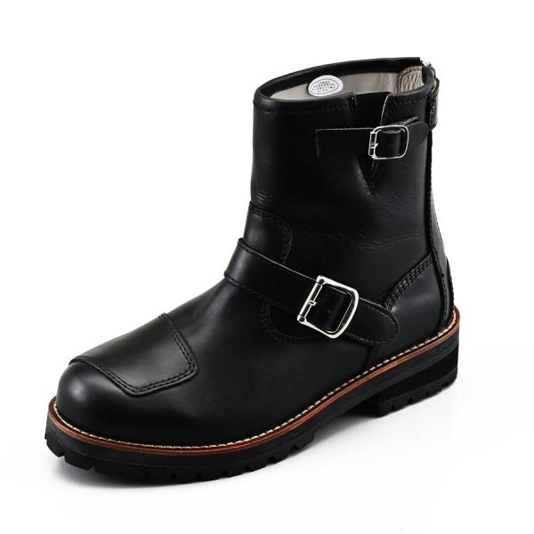 【新品未使用】デイトナ(Daytona)ダービーライドブーツ BLACK25cm DAYTONA（デイトナ） バイク ライドブーツ DS-001+ ダービーライド