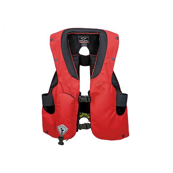 ヒットエアー hit-air 一体型エアバッグ・ハーネス SKV レッド Kids  