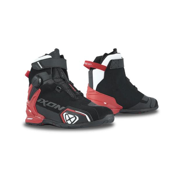 IXON（イクソン） バイク ウエア BULL 2 WP ブーツ BLACK/WHITE/RED 42