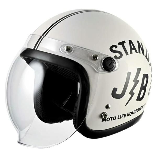 ジェットヘルメット RIDEZ STANDARD J&B ホワイト RIDEZ（バイク） ライズ RIDEZ JB バイク用ジェットヘルメット