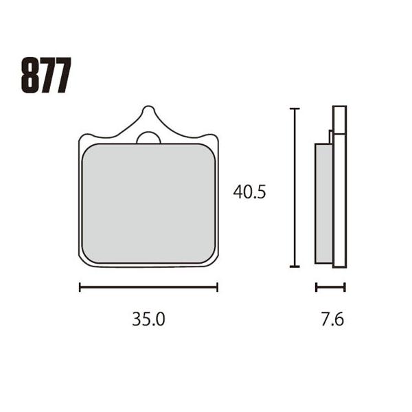 RK JAPAN（アールケー・ジャパン） ブレーキパッド 877MAX MEGA ALLOY