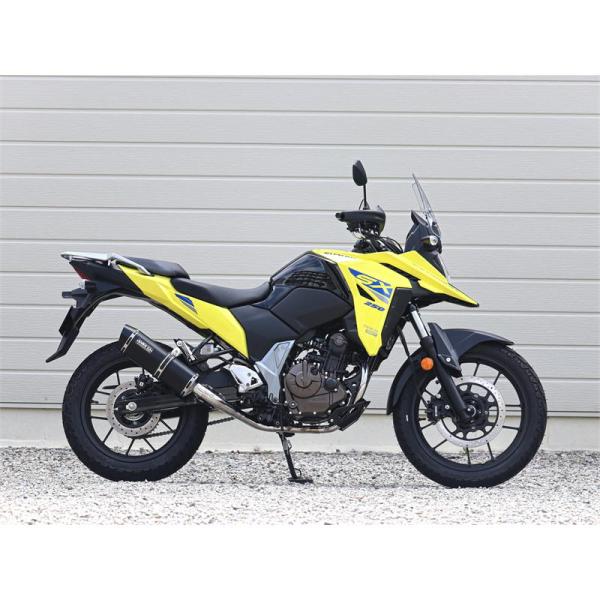 スズキVストローム250SX SS-OVALタイプフルエキゾーストソリッドチタン WR'S（ダブルアールズ） Vストローム250SX JMCA フルエキゾースト SS