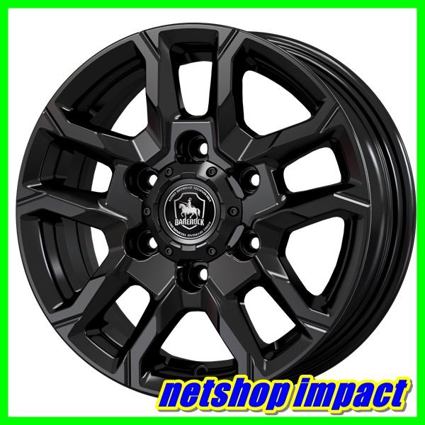 BAREROCK BISON 16×6.5J 6H-139.7 インセット38 4本注文で送料無料