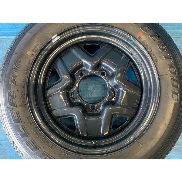 JB64 ジムニー 175/80R16 91S ブリヂストン　2本セット ① スズキ（SUZUKI） 中古 16インチ タイヤ&ホイール 4本セット スズキ