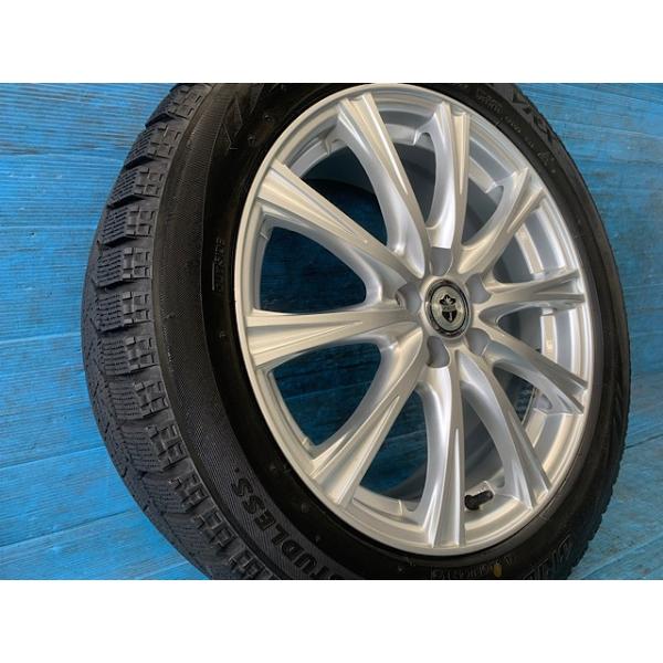 大幅値下げ　225-50R17 VRX スタッドレスタイヤ　Weds アルミホイール付き　商談成立　ほぼ新品 WEDS（ウェッズ） 中古 17インチ スタッドレスタイヤ&ホイール 4本