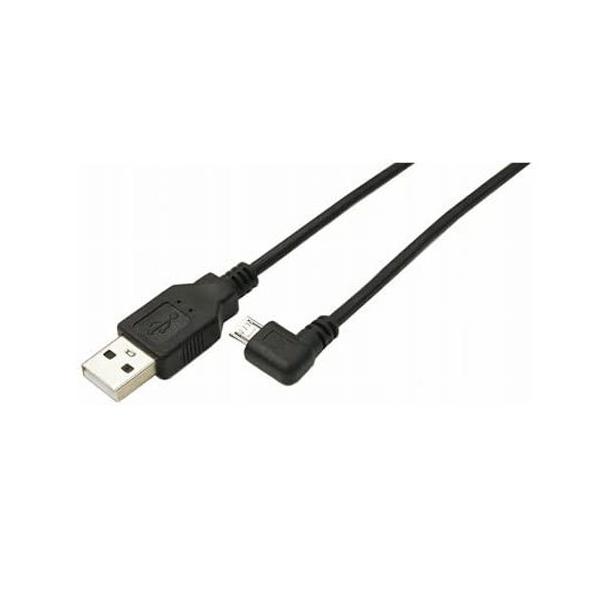 USB 変換ケーブル A to micro右L型100cm 変換名人 USBA-MCRL/CA100 /2294