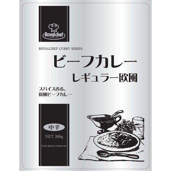レトルト ビーフカレー レギュラー 欧風中辛 200g UCC RCH/ロイヤルシェフ 業務用/6001ｘ４食セット/送料無料メール便