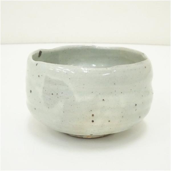 正造　白釉茶碗