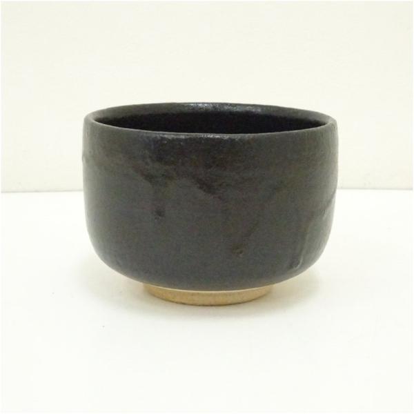 作家物　柚子黒茶碗