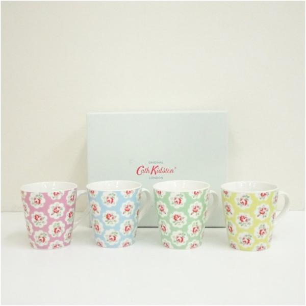 Cath Kidston　キャスキッドソン　マグカップ4点（紙箱）