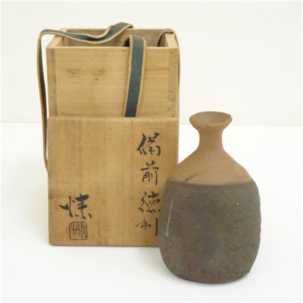 備前焼 徳利 年代物 作家物 共箱付 美品 備前焼徳利年代物作家物共箱付美品