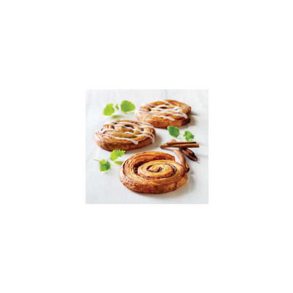 サクサクのデニッシュ生地でシナモンフィリングを巻き込んだうずまき型のデニッシュです。独自のグレージング技術により、焼くだけで艶のある美しい仕上がりになります。シリーズ名 冷凍パンブランド名 シナモンデニッシュ原産国／製造国 デンマーク総個数...