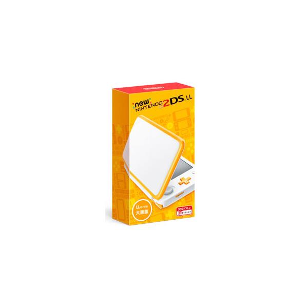 New ニンテンドー2DSLL本体 ホワイト×オレンジ