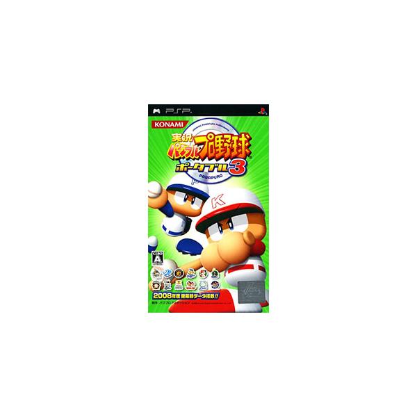 ■カテゴリ：中古ゲームソフト■機種：ＰＳＰ（プレイステーション・ポータブル）■ジャンル：スポーツ■メーカー：コナミデジタルエンタテインメント■品番：ULJM05300■発売日：2008/04/24■カナ：ジッキョウパワフルプロヤキュウポータブル３