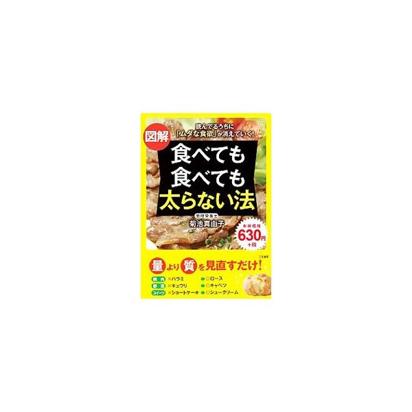 焼肉ならハラミよりロース、スイーツならショートケーキよりシュークリーム…。量より質を見直すだけ！　１万人の悩みを解決した管理栄養士が「おいしく食べて、楽しくやせるコツ」を紹介します。■カテゴリ：中古本■ジャンル：スポーツ・健康・医療 医療■...