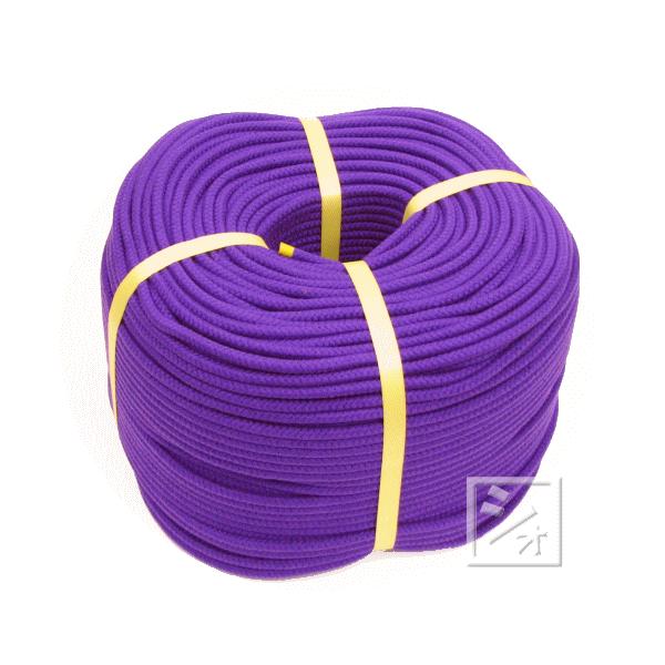 8ツ打ロープ 八ツ打ロープ （紫） φ7mm×長さ300m : ねっとんや - 通販