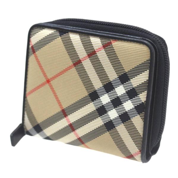 BURBERRY（バーバリー） ラウンドジップコンパクトウォレット 二つ折り