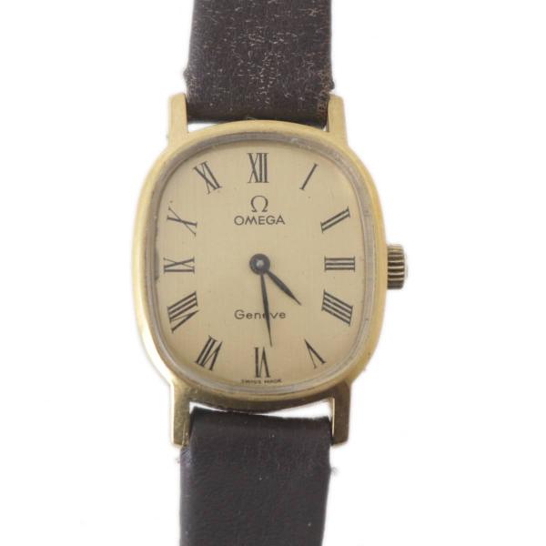 34 OMEGA 時計　レディース　Genève ゴールド　オーバル　手巻き 34 OMEGA 時計 レディース Genève ゴールド オーバル 手巻き 34 OMEGA