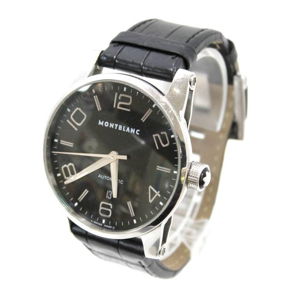 MONTBLANC/モンブラン タイムウォーカー 腕時計 SS ブラック 