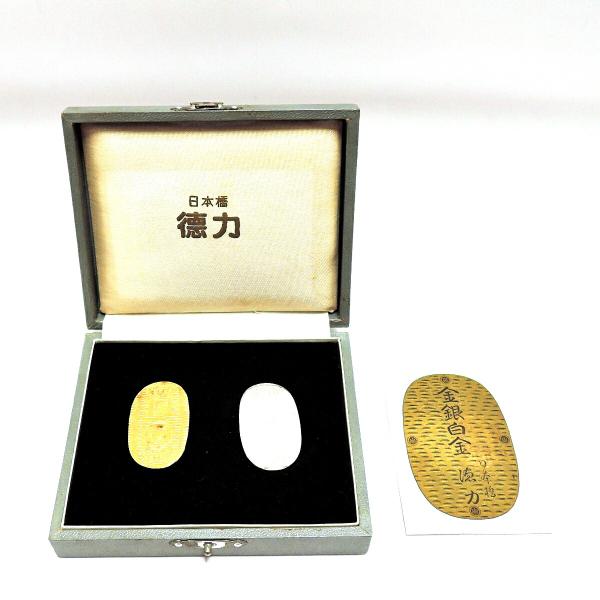 K24 純金 小判 3.8g 純銀 徳力 専用ケース付き 9999刻印 FS B