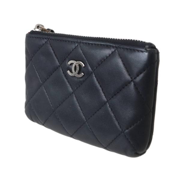 CHANEL（シャネル） コインケース キーリング付き シール有 マトラッセ