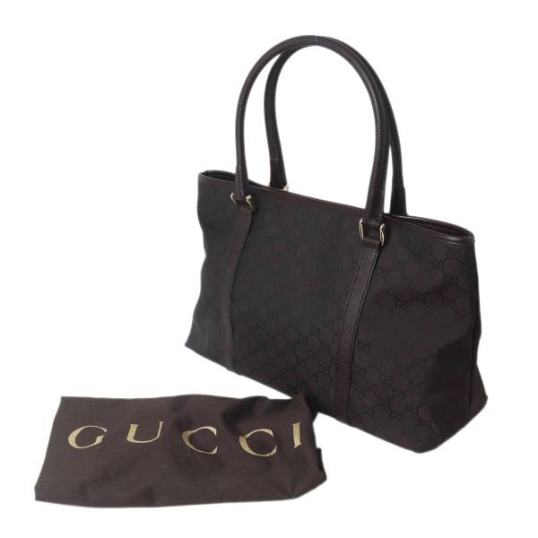 GUCCI（グッチ） トートバッグ GGキャンバス ブラウン 257302 204991
