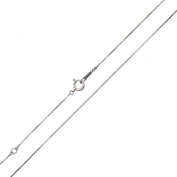 Pt850 プラチナ ベネチアン ネックレス チェーン 40cm 1.3g KA Bランク